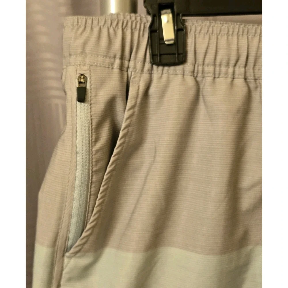 Eddie‎ Bauer Sport Colorblock Blue Swim Trunks Shorts Mens X-Large